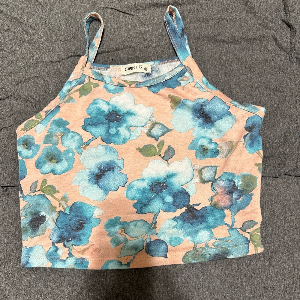 Floral crop top